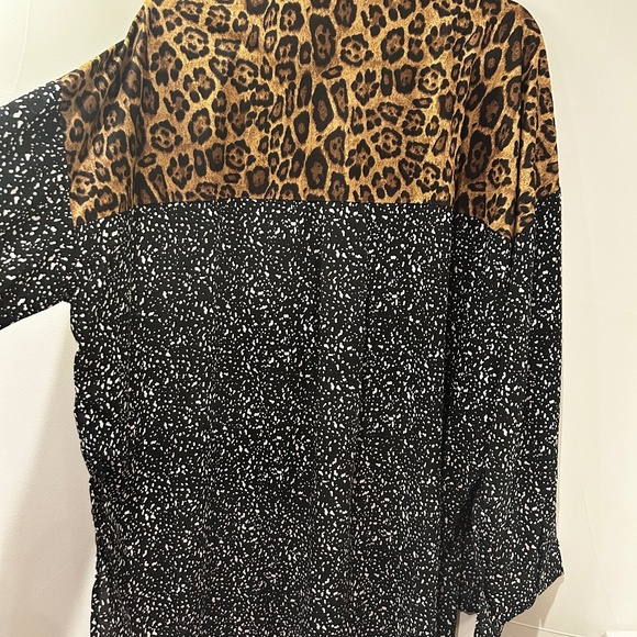 Cheetah Button Down Shirt - Picture 3 of 5